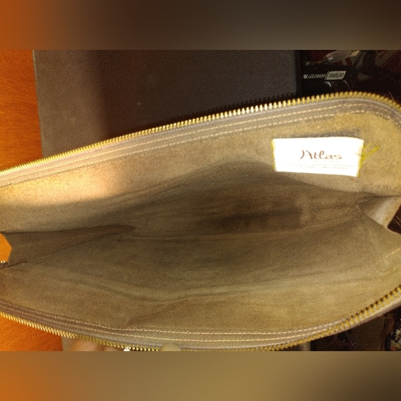 Vintage Atlas Philadelphia leather portfolio case - Picture 4 of 5